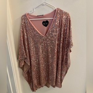 NWT sequin tunic